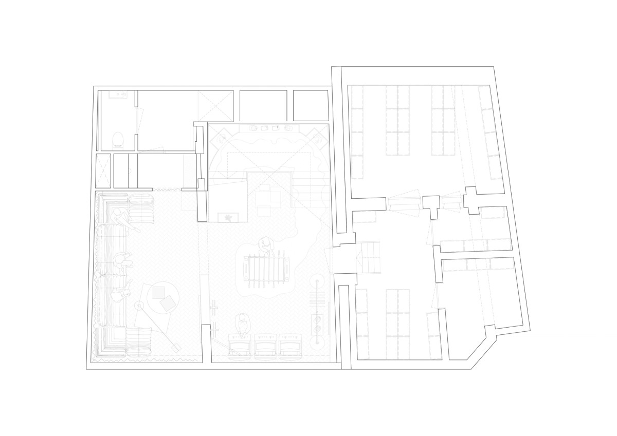 Nude Project Amsterdam — Floor plan of Level -1