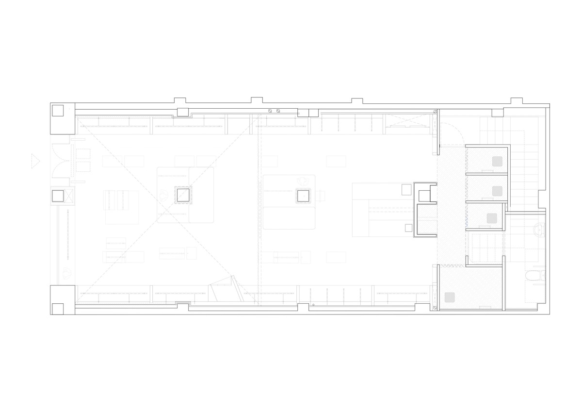 Bershka Flagship — Floor plan Bershka Man